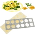 thumbnail image 2 of Qenwkxz Ravioli Maker 12 Holes Ravioli Press Mold Manual Italian Dumpling Maker Mold Multipurpose Ravioli Maker Press Aluminum Alloy Ravioli Making Tool for Pierogi Wonton Potsticker 30.4x10.9x1.5cm, 2 of 11