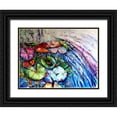 thumbnail image 1 of Kovacs, Anna Brigite 14x12 Black Ornate Wood Framed with Double Matting Museum Art Print Titled - Autumn and Water Lillies, 1 of 4