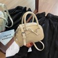 thumbnail image 3 of Cuerpo Cruzado Bolsos Mano Versátil Boston PU Cuero Gran Capacidad Compras Viajes, 3 of 9