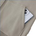 thumbnail image 2 of UNIFU FR Shirts for Men Flame Resistant Zipper 12OZ Heavy Weight Long Sleeve Fleece 100% C NFPA2112/CAT2 Hooded Sweatshirt, 2 of 7