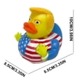 thumbnail image 3 of Novedad Trump Pato Goma Baño para Bebé Patitos (bandera EE. UU. Trump), 3 of 3