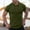 Army Green, variant on Fnnxeal Mens Summer Shirts for Polo, Solid Collared Shirt Short Sleeve Casual Tees Button Big and Tall Polo Shirt for Men Navy T-Shirt 4XL