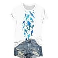 thumbnail image 4 of My Orders Cute Summer Tops for Women, Grey Shirts for Women Crop Top Workout Shirts Women Pack Women Summer Tops Sexy Generic Brand Tops for Women, 4 of 5