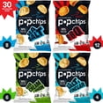 thumbnail image 3 of Popchips Variety Pack Chips, 0.8 oz Each, 30 Pk (12 BBQ, 8 Sea Salt, 6 Sour Cream & Onion, 4 Sea Salt & Vinegar) - 1.5 lbs, 3 of 7