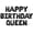 Black, variant on Letter Balloons - HAPPY BIRTHDAY QUEEN 16" Inch Alphabet Letters Foil Mylar Balloon Birthday Party Banner (Pink)