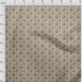 thumbnail image 4 of oneOone Polyester Spandex Light Yellow Fabric Florals Sewing Material Print Fabric By The Yard 56 Inch Wide, 4 of 4