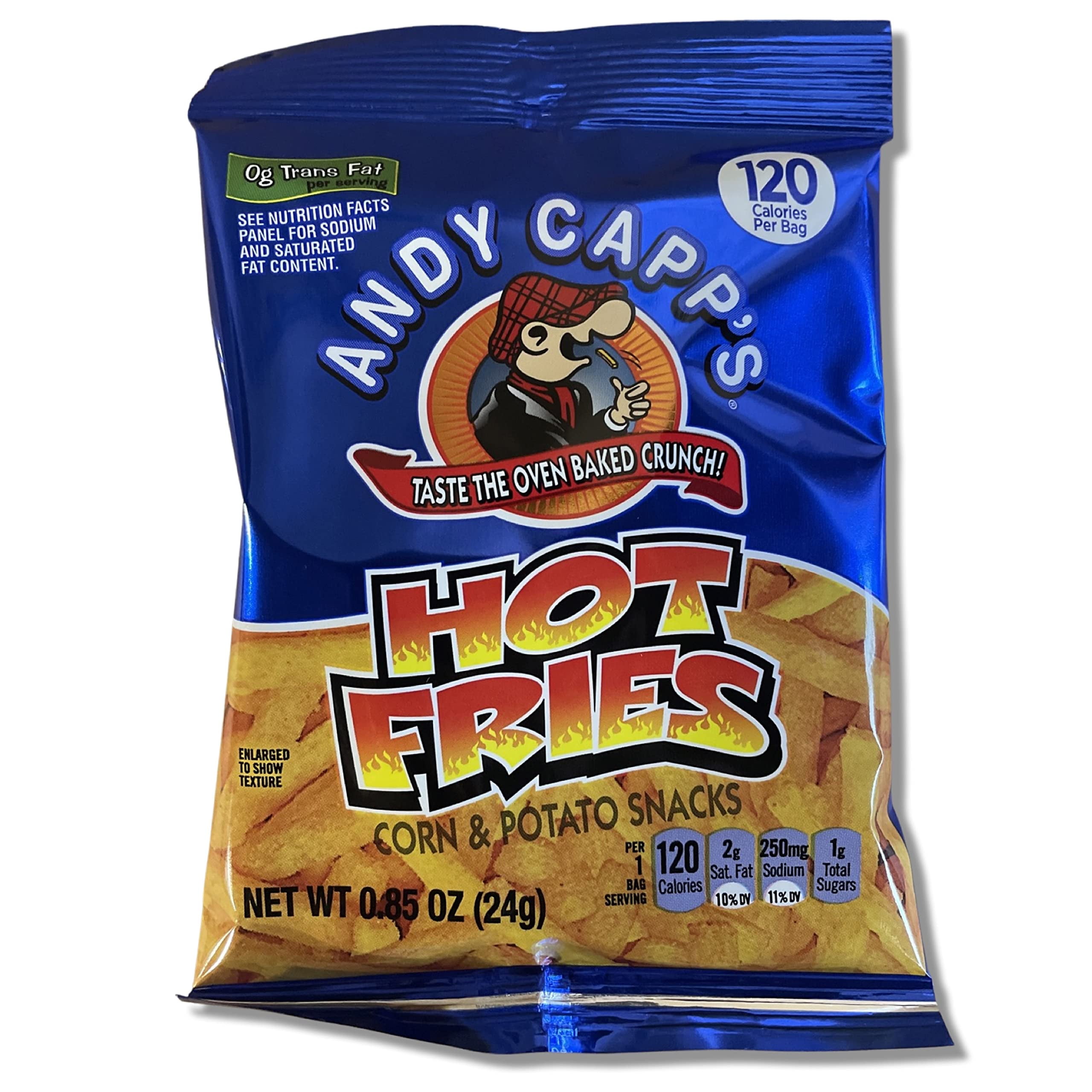Hot Fries Snacks Value Pack Bundled by Tribeca Curations 120 Calorie