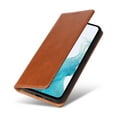 thumbnail image 3 of SaniMore for Samsung Galaxy A54 5G 6.4 inch Case, Magnetic Flip Wallet Shockproof PU Leather [Folding Kickstand] Stand Case Built-in Card Slot for Samsung Galaxy A54 5G, Brown, 3 of 7