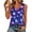 Dark Purple #47, variant on Women Halloween Jack O Lantern All Over Print V Neck Tank Top Sleeveless Loose Fall Holiday Pumpkin Graphic Casual Camisole Vest Tops Green M