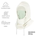 thumbnail image 1 of Pasamontañas Térmico Bandana Beanies - Calentador de cuello con capucha de forro polar a prueba de viento para exteriores (blanco), 1 of 6