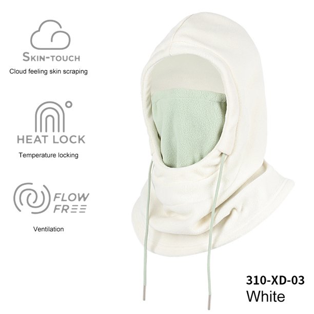 Gorro grueso calentador de cuello a prueba de viento polar bandana gorros mujeres hombres para exteriores Hugtrwg Para estrenar