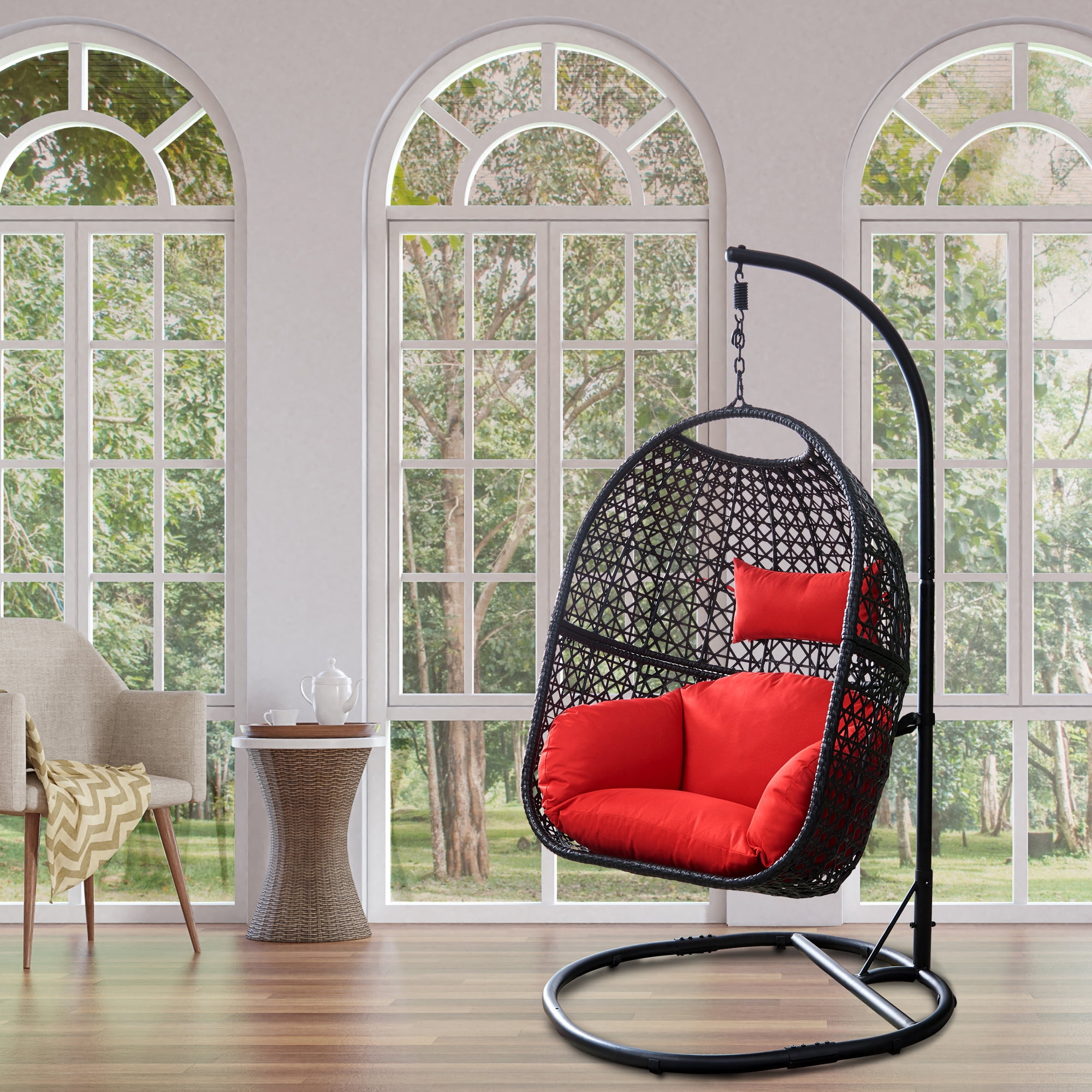 swing chair with stand pepperfry