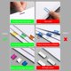 thumbnail image 2 of 100 Uds Clips de carpeta coloridos, funcionan con dispensadores de Clip de almeja, capacidad de 40 hojas para embalaje de alimentos en el hogar, fijación de papel de hojas sueltas, 2 of 5