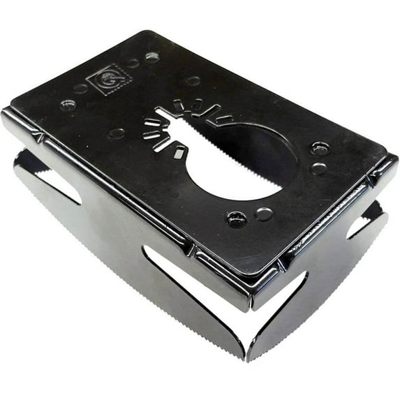 Electrical Wall Box Cutter Oscillating Multi Tool Saw Blade for Single Gang Outlet Box Metal Wood Oscillating Multitool for Home Repairing