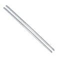 thumbnail image 2 of 2 Pairs Stainless Steel Chopsticks Silver, Non Slip Texture Design, Easy to Clean and Dry, Dishwasher Safe, 2 of 8