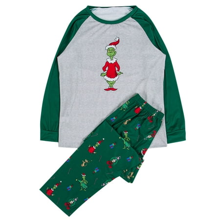 

Opperiaya Family Matching Christmas Pajamas Set Women Kids Santa Sleepwear