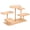 wood color, variant on Vintage Wooden Display Risers Wood Showcase Stands for Shelves and Countertops Step Plinths for Jewellery, Desserts Display Rack