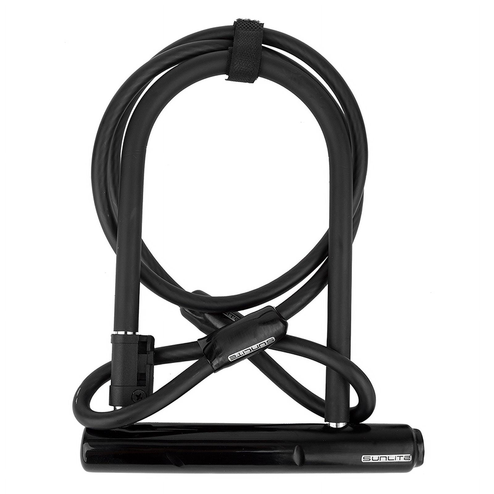 Sunlite Standard U-Lock Std w/4inx10mm Cable 4x7.75in/10.16x19.68cm 3 Keys Incld