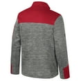 thumbnail image 3 of Men's Colosseum  Gray/Crimson Alabama Crimson Tide Guard Full-Zip Jacket, 3 of 3