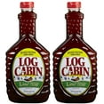 thumbnail image 2 of (6 pack) Log Cabin Lite Syrup, 24 Fl Oz (Pack of 2), 2 of 3