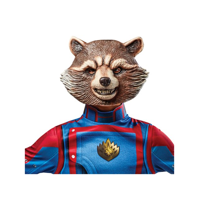 Guardians Of The Galaxy Volume 3 - 1/2 Máscara Mapache Cohete para Niños/Niñas (Marrón)