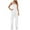 AA-White, variant on QATAINLAV Maternity Jumpsuit, Summer Causal Sleeveless Harem Overalls Stretchy Adjustable Strap Romper with Pockets White XXXL Prime Day Sales