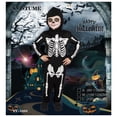 thumbnail image 1 of Vestido de esqueleto de arcoíris para niña, disfraz de calavera colorida para niño, disfraz de punk rock divertido para niño, ropa elegante para carnaval, 1 of 1