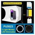 thumbnail image 2 of 20cm/30cm LED Ring Light Box Lightbox Photo Studio Box Photography Light Studio Shooting Tent Box Kit & 6 Color Backdrops ,Easy to Use, 2 of 5