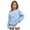 B#02-Light Blue, variant on OYXSER Girls Off The Shoulder Tops Sweatshirts for Girls Tween Girl Tops, 3-14 Years
