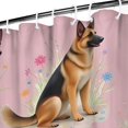 thumbnail image 3 of German Shepherd Shower Curtain 36"x72" ,Bathroom Decorative Shower Curtains Set with 12 Hooks,Modern Waterproof Washable Shower Curtain, 3 of 6