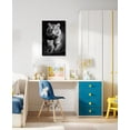 thumbnail image 3 of HFDF Tiger Canvas Art - Tiger Mom with Cub Picture Nursery Wall Decor Black and White Patg Wild Animal Prts for Kids's Room Livg Room Home Decor Ready to Hang 8x10inch Unframed, 3 of 5