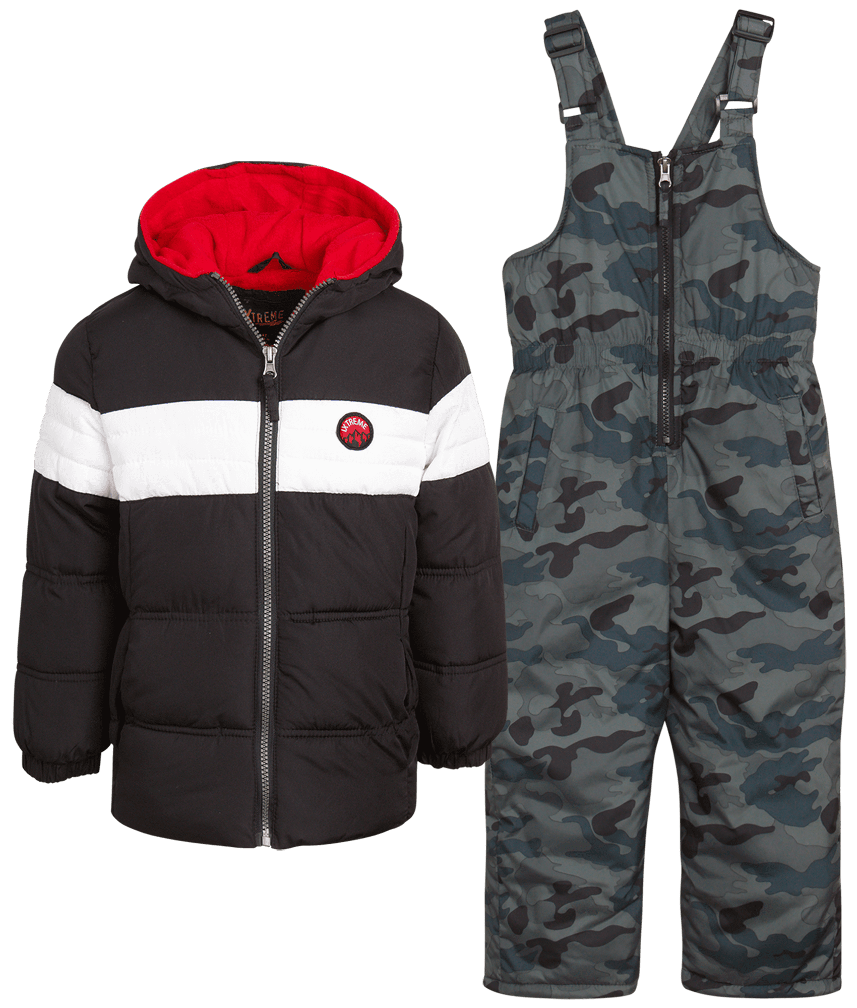 iXtreme Boys’ Snowsuit 2 Piece Heavyweight Insulated Ski Jacket and