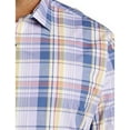 thumbnail image 3 of Synrgy by DXL Men's Big and Tall Large Plaid Sport Shirt Purple Pink 5XLT, 3 of 5