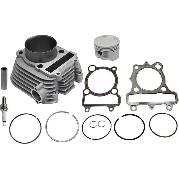 OTTULUR Cylinder Piston Gasket Top End Kit Replacement for Yamaha Warrior 350 1987-2004 348cc