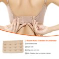 thumbnail image 1 of Extension Strap Bra Extenders Buckle 4 Hook Breathable Practical Accessories Adjustable Replacement 3 Rows Underwear light golden flesh, 1 of 5