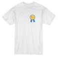 thumbnail image 1 of Best Burger Eater Award Ribbon Graphic Men's White T-shirt, 1 of 1