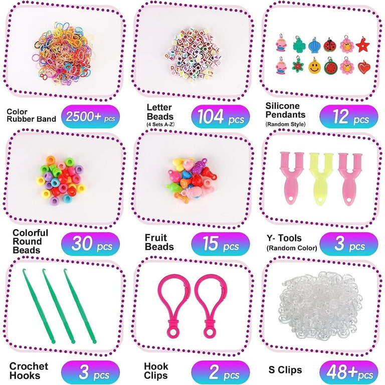 Black Friday Colorful Rubber Bands Making Kit - 2500+ Rubber Band Refill  Set In 32 Unique Colors With Other Accessories And Storage Box, Diy  Friendshi