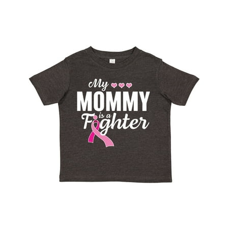 

Inktastic Breast Cancer Awareness My Mommy is a Fighter Gift Toddler Boy or Toddler Girl T-Shirt
