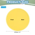 thumbnail image 2 of Uxcell Spot Markers 4 Inch, Non-Slip Floor Dots Agility Markers Flat Field Cones Poly Dots, Yellow 12 Pcs, 2 of 7