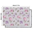 thumbnail image 5 of Pioneer Flower Floral Print Pattern Summer Placemats Table Placemats Set Of 6-Linen Kitchen Washable Placemats Table Mats 12x18 Inch Non-Slip Heat Resistant, 5 of 5
