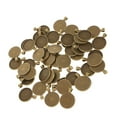 thumbnail image 4 of TISHITA 50 Pcs Base de Plateau Rond Rétro 25mm Cabochon Charms Bronze, 4 of 8