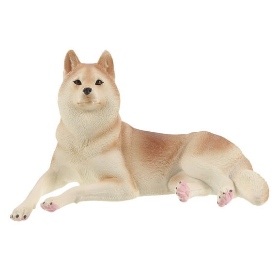 HONMEET 1Pack Husky Model Miniature Dogs Hard Plastic For Home Decor