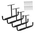 thumbnail image 4 of Flynix 4 Pieces Overhead Garage Storage Hook Display Rack Utility Hanger,Ceiling Hanger black, 4 of 10