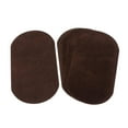 thumbnail image 3 of AMLESO 6 Pcs Patchs Ovales en Velours pour Coudes et Genoux Réparation Applique Couture Suède Brun Foncé, 3 of 6