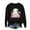 Black, variant on Raeneomay Long Sleeve Shirts for Women Round Neck Halloween Printed SweatShirt Long Sleeved Top SweatShirt Hooded SweatShirt