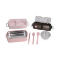 thumbnail image 3 of Lunch Box Insulated Lunch Box Thermal Lunch Box Container Portable Box Double Insulated Lunch Box Stackable Stainless Steel Heat, 3 of 7