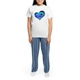 thumbnail image 4 of CafePress - Orca Women's Light Pajamas - Women's Short Sleeve Print T-Shirt and Pants Light Cotton Pajama Set, 4 of 7