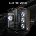 thumbnail image 5 of Thermaltake Gaming Desktop PC NE 9870-V380 AMD Ryzen 7 9800X3D 32GB DDR5 2TB SSD GeForce RTX 5070, 5 of 7