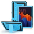 thumbnail image 1 of Mignova Case for Galaxy Tab S7 Plus Tablet,Shock-Resistant Drop-Proof Hybrid Rugged case(Built-in Stand), for Samsung Galaxy Tab S7 Plus (Model:SM-T970/T975)/Samsung Galaxy Tab S7 FE(Blue), 1 of 7