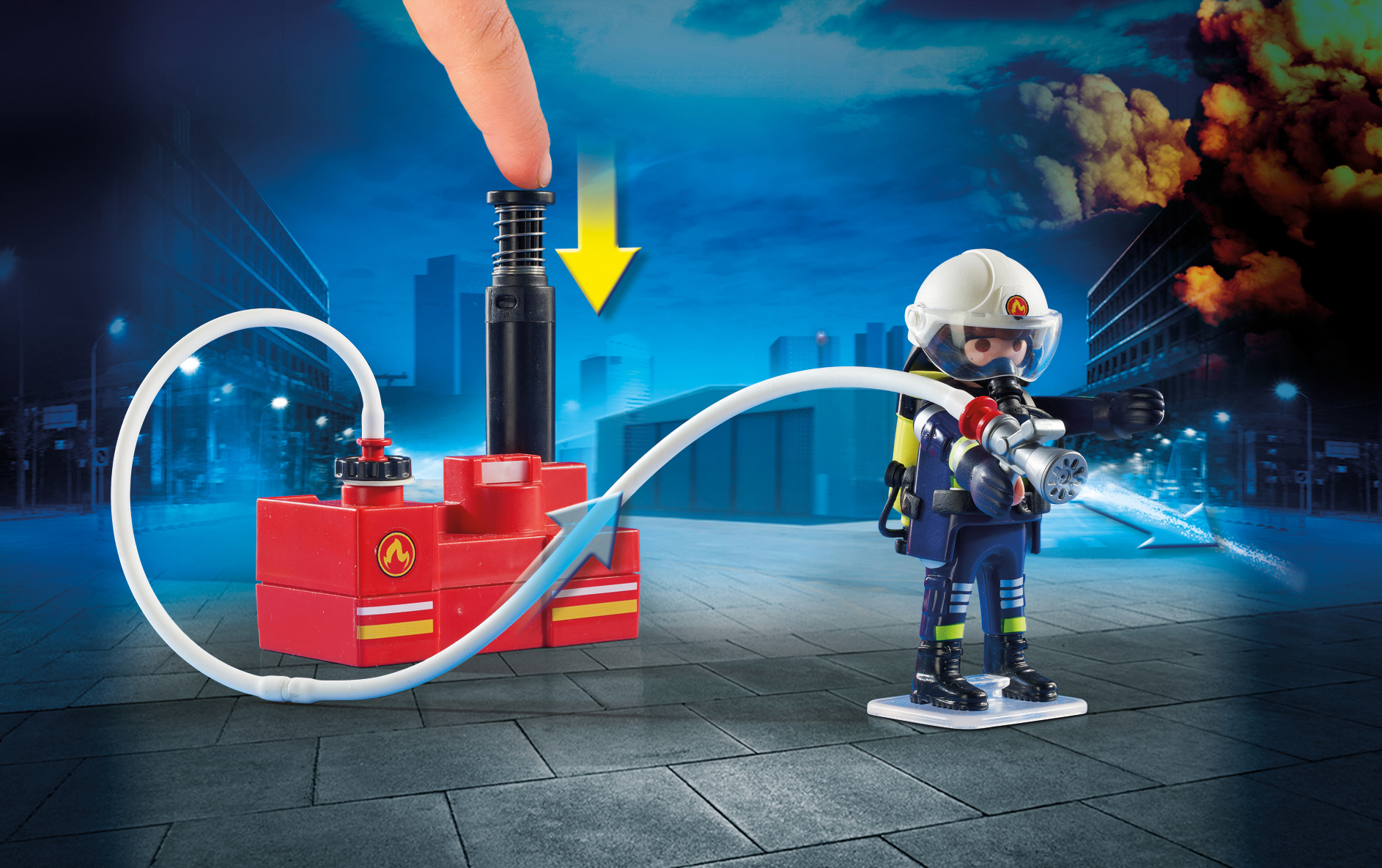 PLAYMOBIL Firefighters with Water Pump - image 3 of 5
